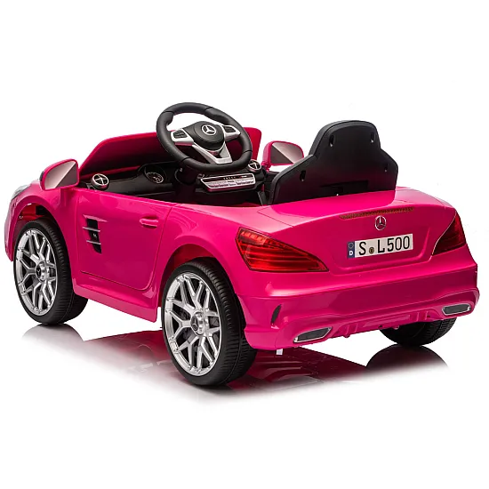 Różowy samochód elektryczny Mercedes SL500 S506 Maszyny elektryczne dla dzieci