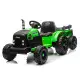 Zaļš elektriskais traktors CH9959B ar piekabi Elektriskās mašīnas bērniem