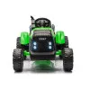 Zaļš elektriskais traktors CH9959B ar piekabi Elektriskās mašīnas bērniem