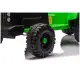 Zaļš elektriskais traktors CH9959B ar piekabi Elektriskās mašīnas bērniem