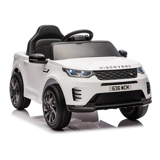 Balts elektriskais Land Rover Discovery DLS-K06 Elektriskās mašīnas bērniem