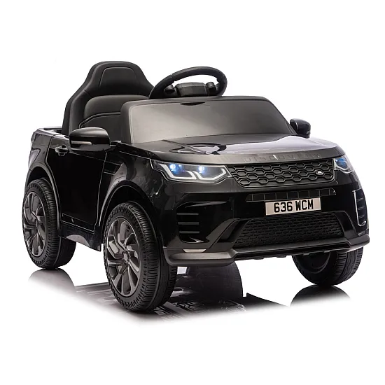 Melns elektriskais Land Rover Discovery DLS-K06 Elektriskās mašīnas bērniem