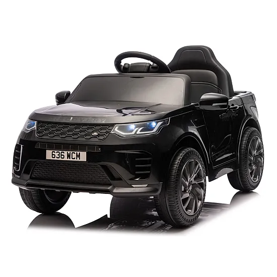 Melns elektriskais Land Rover Discovery DLS-K06 Elektriskās mašīnas bērniem