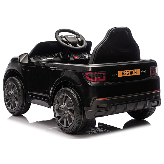 Melns elektriskais Land Rover Discovery DLS-K06 Elektriskās mašīnas bērniem