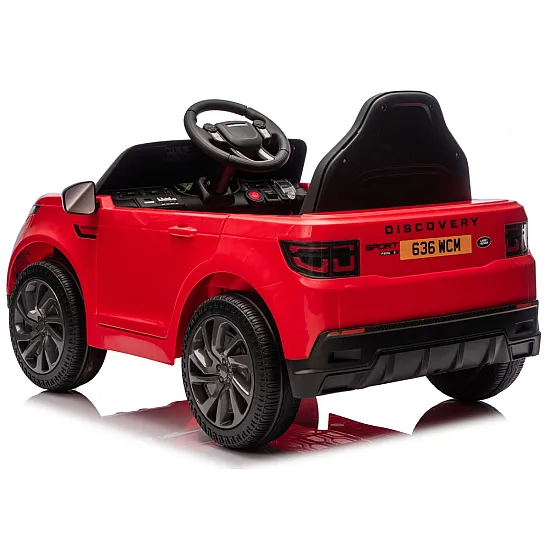 Sarkans elektriskais Land Rover Discovery DLS-K06 Elektriskās mašīnas bērniem