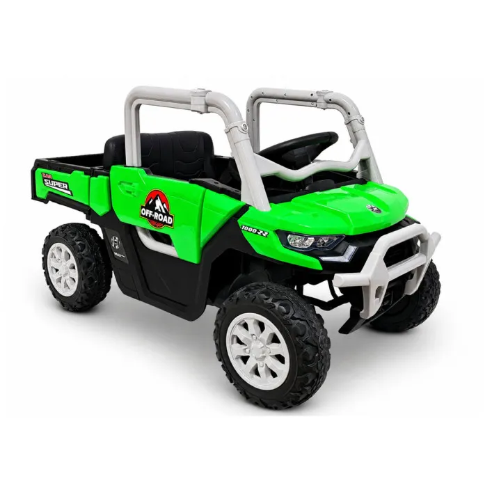 Ar baterijām darbināms zaļais automobilis GTS2299-H