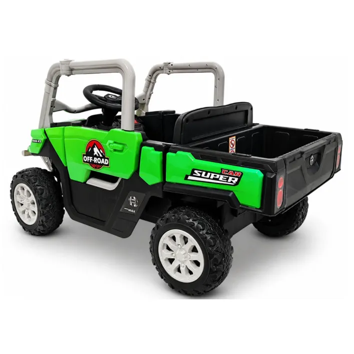 Ar baterijām darbināms zaļais automobilis GTS2299-H