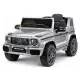 Sudraba krāsas Mercedes AMG G 63 elektromobilis Elektriskās mašīnas bērniem