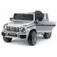 Sudraba krāsas Mercedes AMG G 63 elektromobilis Elektriskās mašīnas bērniem