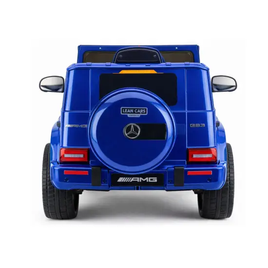 Zils akumulatora auto Mercedes AMG G 63 Elektriskās mašīnas bērniem