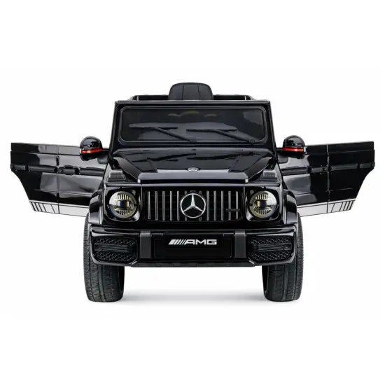 Melns Mercedes AMG G 63 elektromobilis Elektriskās mašīnas bērniem