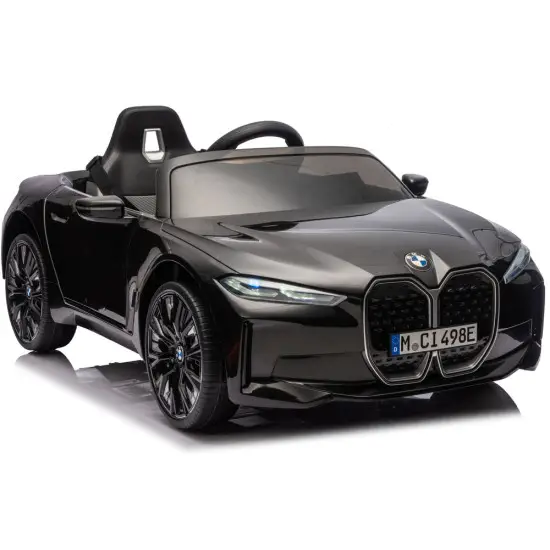 Melna akumulatora automašīna BMW i4 4x4 JE1009 Elektriskās mašīnas bērniem