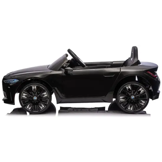 Melna akumulatora automašīna BMW i4 4x4 JE1009 Elektriskās mašīnas bērniem