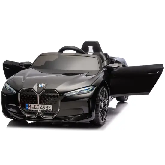Melna akumulatora automašīna BMW i4 4x4 JE1009 Elektriskās mašīnas bērniem