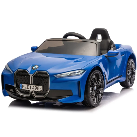 Zils akumulatora auto BMW i4 4x4 JE1009 Elektriskās mašīnas bērniem