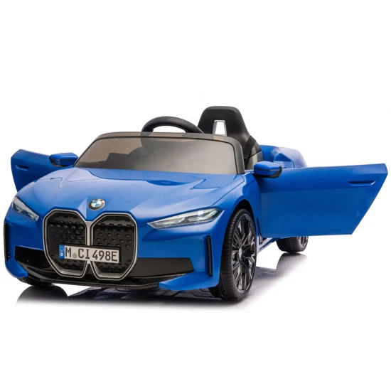 Zils akumulatora auto BMW i4 4x4 JE1009 Elektriskās mašīnas bērniem