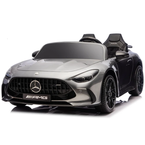 Pelēks Mercedes GT63 AMG DK-GT63 24 V elektriskais bērnu auto Elektriskās mašīnas bērniem