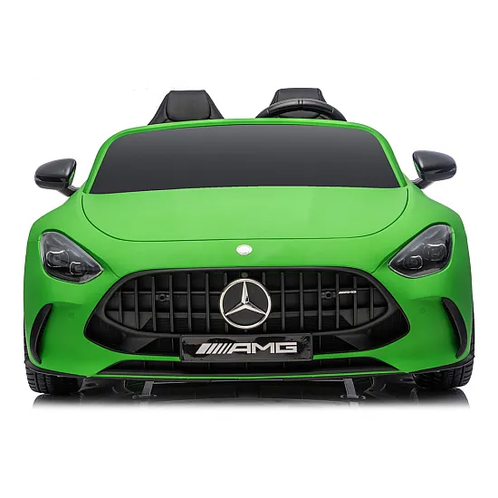 Zaļā Mercedes GT63 AMG DK-GT63 24 V akumulatora automašīna Elektriskās mašīnas bērniem
