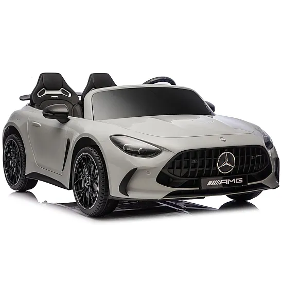 Gaiši pelēks Mercedes GT63 AMG DK-GT63 24 V akumulatora automobilis Elektriskās mašīnas bērniem