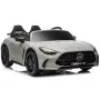 Gaiši pelēks Mercedes GT63 AMG DK-GT63 24 V akumulatora automobilis