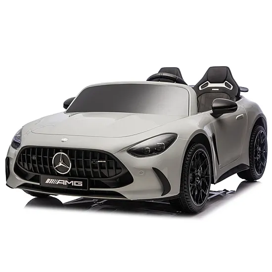 Gaiši pelēks Mercedes GT63 AMG DK-GT63 24 V akumulatora automobilis Elektriskās mašīnas bērniem