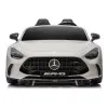 Gaiši pelēks Mercedes GT63 AMG DK-GT63 24 V akumulatora automobilis Elektriskās mašīnas bērniem