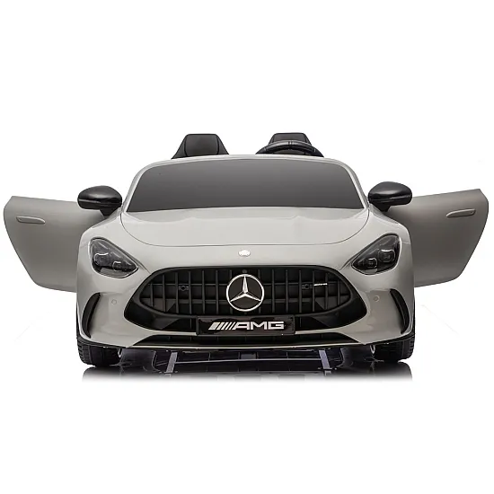 Gaiši pelēks Mercedes GT63 AMG DK-GT63 24 V akumulatora automobilis Elektriskās mašīnas bērniem
