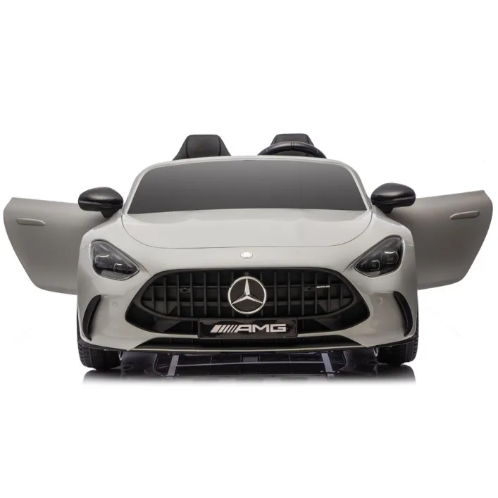 Gaiši pelēks Mercedes GT63 AMG DK-GT63 24 V akumulatora automobilis Elektriskās mašīnas bērniem
