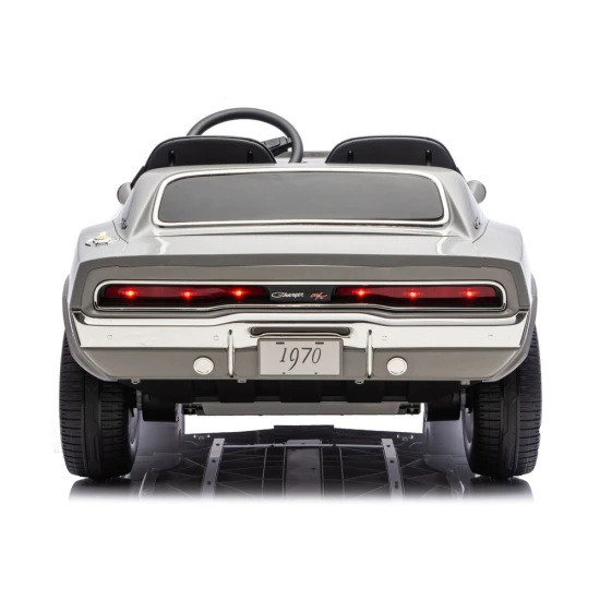 Akumulatora darbināms pelēks automobilis Dodge Charger R/T DLS-K12 Elektriskās mašīnas bērniem