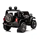 Juodas elektrinis automobilis Jeep Rubicon DK-JWR556 Elektrinės mašinėlės vaikams