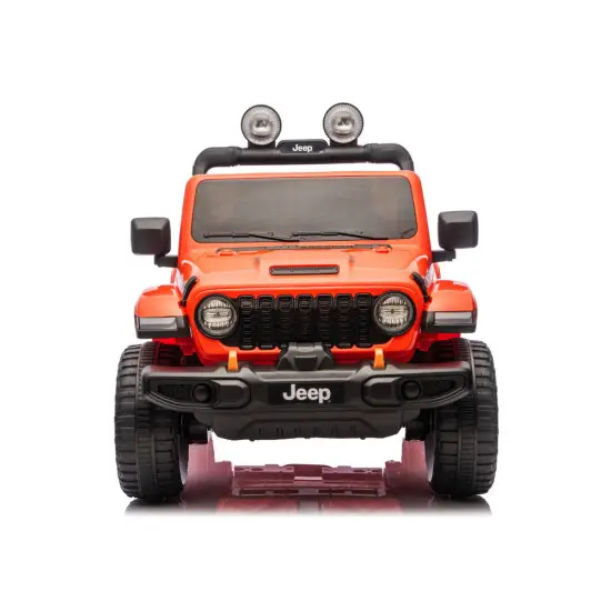 Oranžs elektriskais automobilis Jeep Rubicon DK-JWR556 Elektriskās mašīnas bērniem