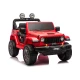 Sarkans elektriskais automobilis Jeep Rubicon DK-JWR556