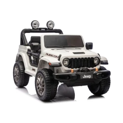 Balts elektriskais automobilis Jeep Rubicon DK-JWR556