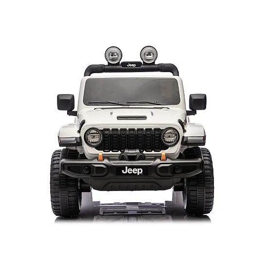 Valkoinen sähköauto Jeep Rubicon DK-JWR556 Lasten sähkökoneet