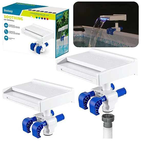 LED baseina strūklaka ar 7 krāsām, IP67, Bestway 58619