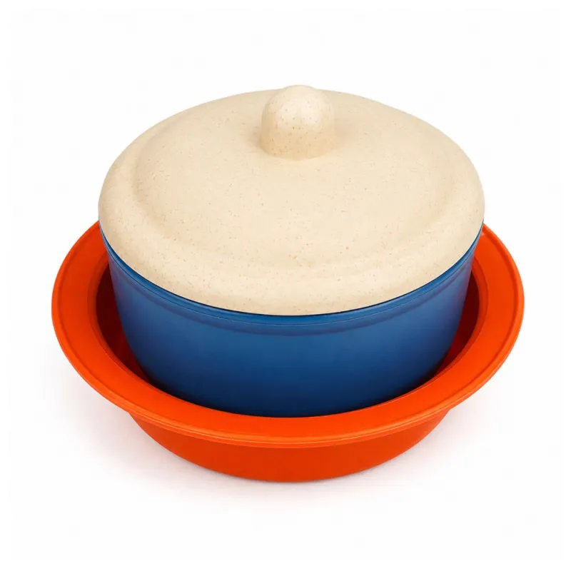 Zils/oranžs bērnu tējas servīzes komplekts