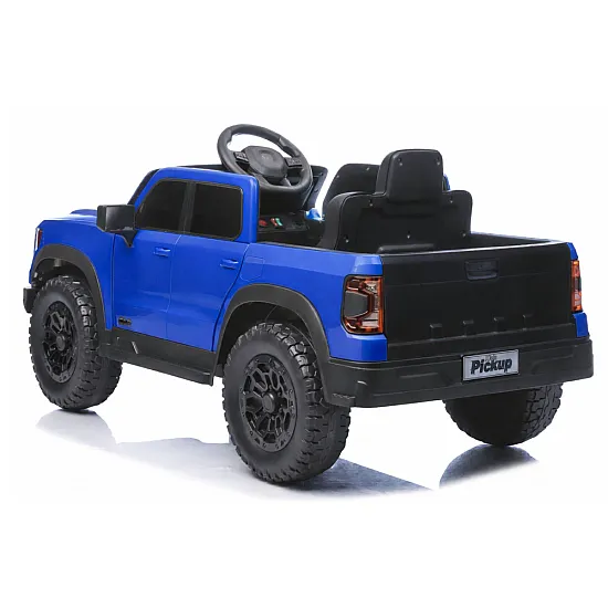 Akumulatora darbināms zils 4x4 automobilis P4 Elektriskās mašīnas bērniem