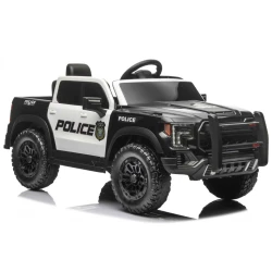 Melna policijas akumulatora baterija 4x4 automašīnai P5 12 V, 7 Ah,