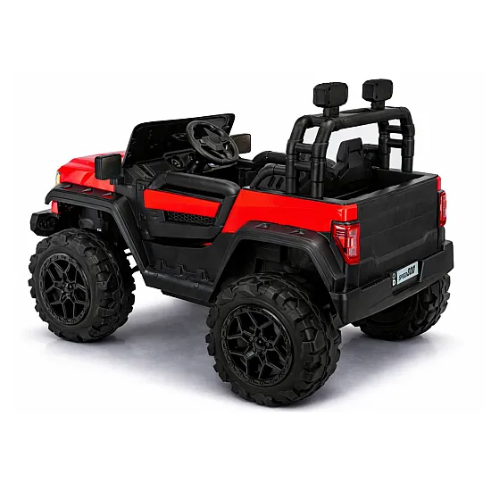 Sarkana akumulatora automašīna 4x4 22F