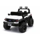 4x4 akumulatora darbināms balts automobilis 22F 12 V Elektriskās mašīnas bērniem