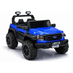 Akumulatora darbināma zila automašīna 4x4 22F