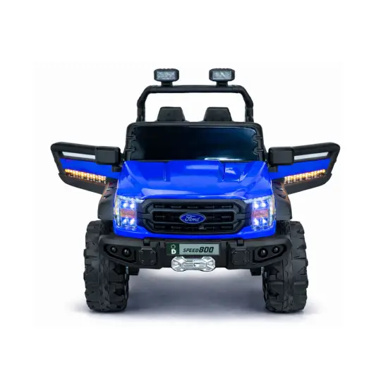Akumulatora darbināma zila automašīna 4x4 22F Elektriskās mašīnas bērniem