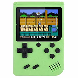 Žalias elektroninis žaidimų retro konsolė 108 in 1 LCD ekranas 