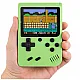 Zaļa elektroniskā retro spēļu konsole 108 in 1 LCD ekrāns Galda un sporta spēles