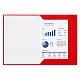 Red A4 Cardboard Document Folder