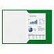 Green A4 Cardboard Document Folder