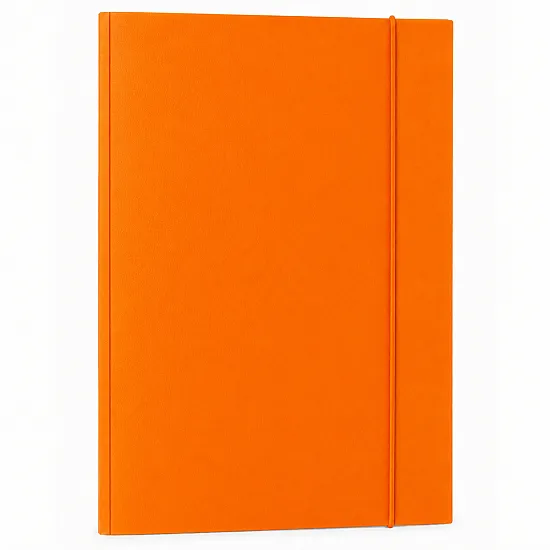 Orange A4 Cardboard Document Folder