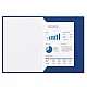 Blue A4 Cardboard Document Folder