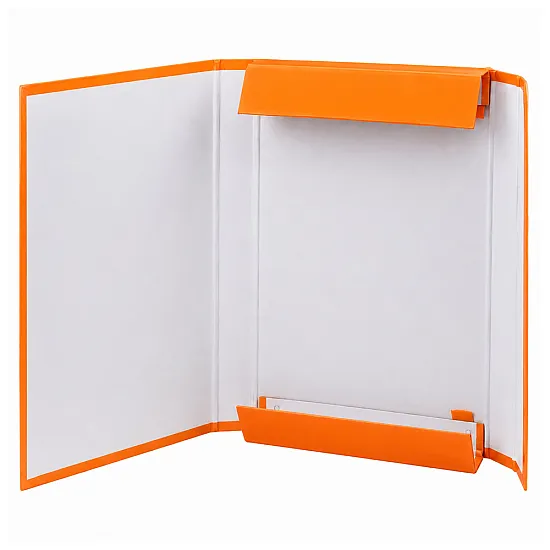 Orange A4/4.5 cm hardcover document folder