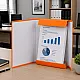 Orange A4/4.5 cm hardcover document folder